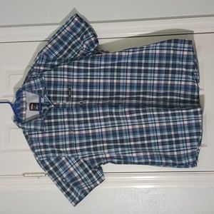 Wrangler Regular Fit Plaid Button-Up Shirt